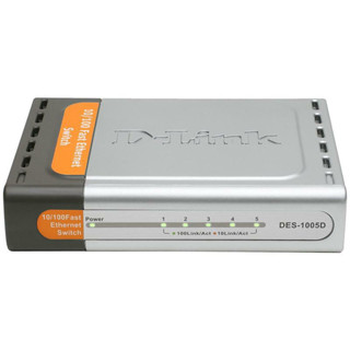 友訊 D-Link DES-1005D 5埠 10/100Mbps桌上型 乙太網路交換器 二手良品