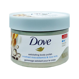 【Dove 多芬】身體磨砂膏-澳洲堅果+米奶(10.5oz/298g)
