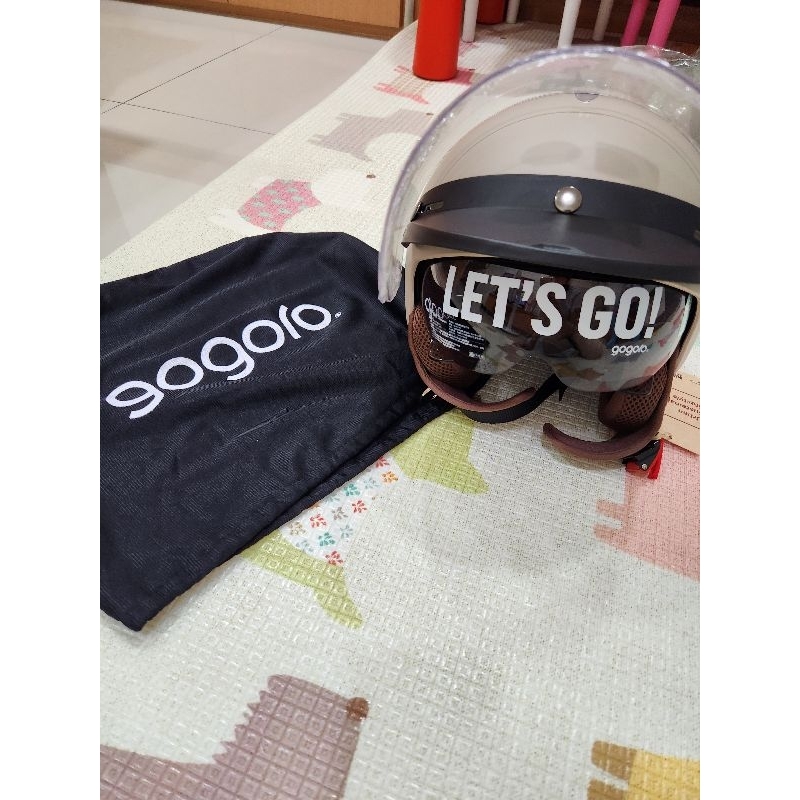 Gogoro 安全帽 無印良品 聯名 全新 尺寸M 含黑色保護套 贈送免費全新護目鏡