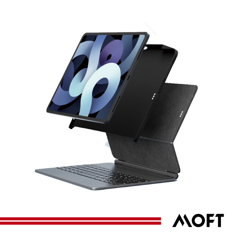 美國 MOFT 經銷授權 iPad 磁吸保護殼 Air4/5/Pro12.9 兼容巧控鍵盤