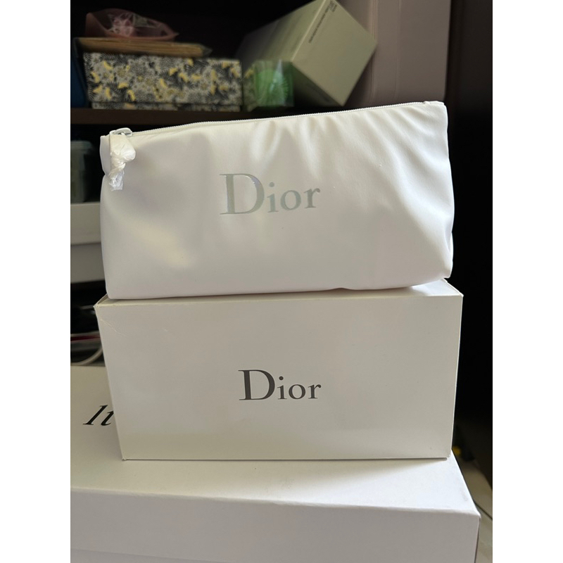 Dior迪奧白色空氣感#化妝包#保養品收納#全新#正品