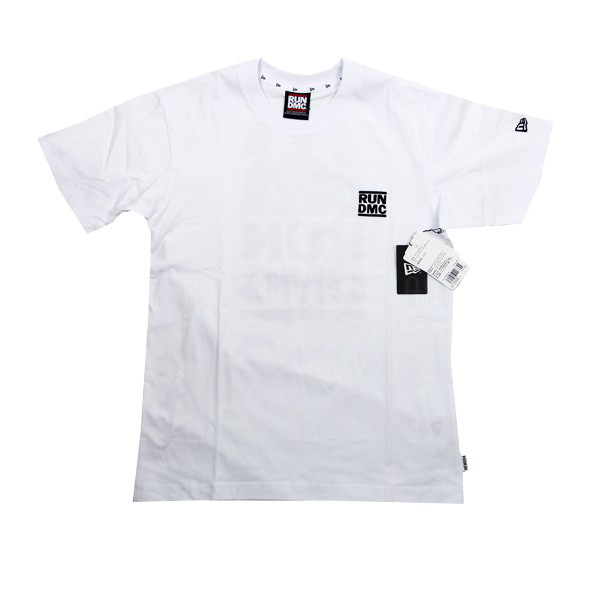 【New Era】聯名T Shirt RUN DMC 復古 嘻哈 白 剪影【ANGEL NEW ERA】