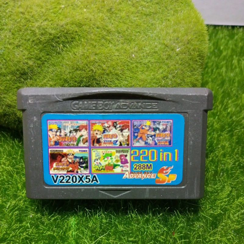 任天堂GAMEBOY GBA 遊戲片220款 火影忍者keroro NDSL紅白機遊戲合卡無盒可玩