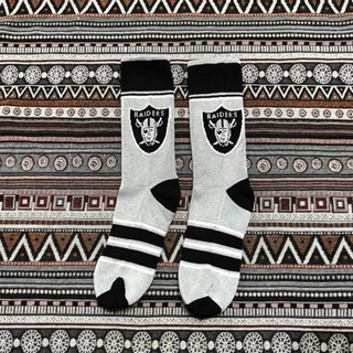 NFL 突擊者 Raiders 美式足球 中筒襪 長襪
