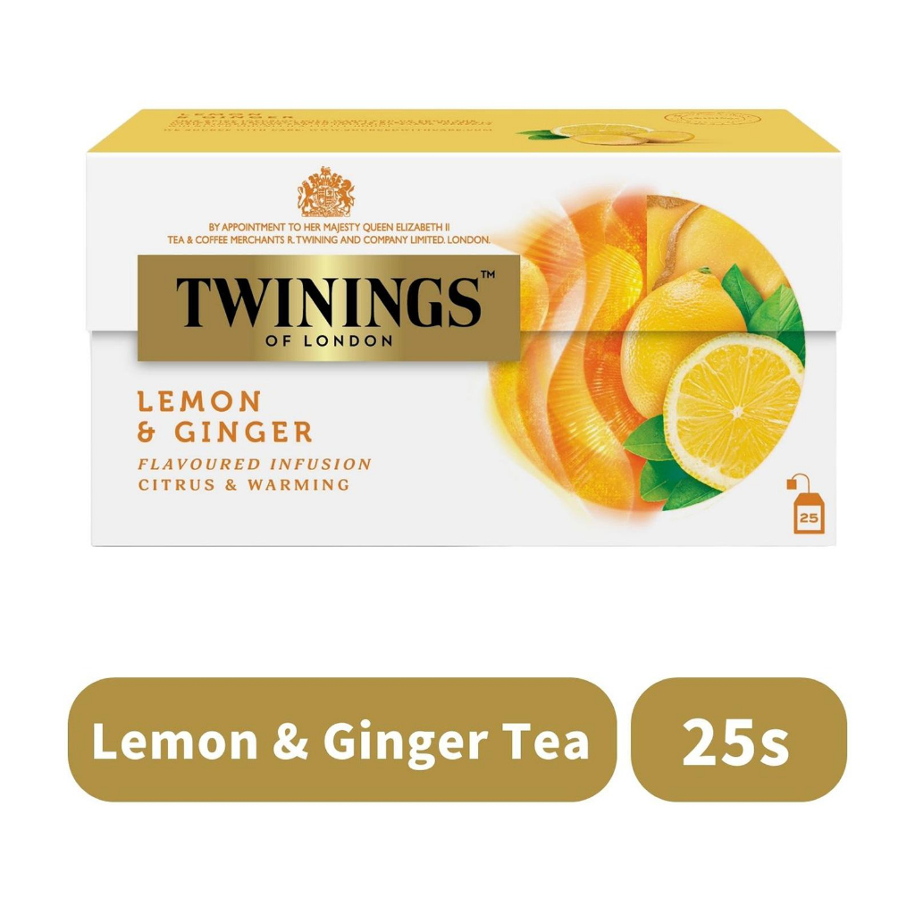 波蘭 Twinings 唐寧 檸檬 乾薑 花草茶 Lemon &amp; Ginger 25s 唐寧茶 李佳琦 推薦 茶包 花茶