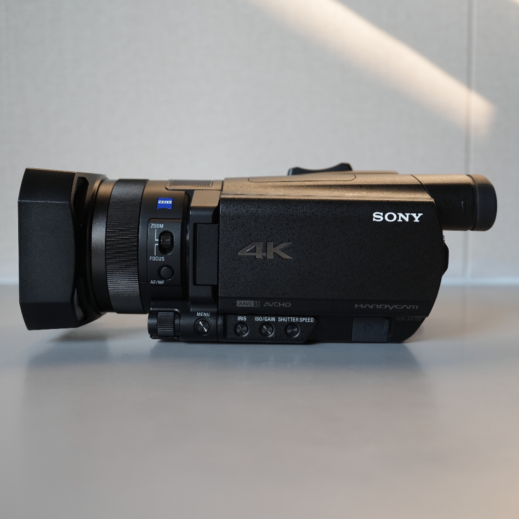 SONY FDR AX700 攝影機 3 顆電池 1/8 黑柔濾鏡