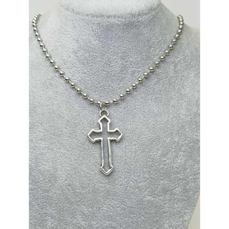 【綵容飾戒】-現貨288- 復古鏤空十字架毛衣鏈