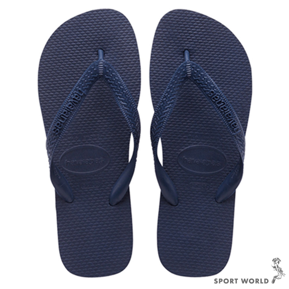 Havaianas 哈瓦仕 男鞋 女鞋 拖鞋 夾腳拖 人字拖 深藍【運動世界】4000029-0555U