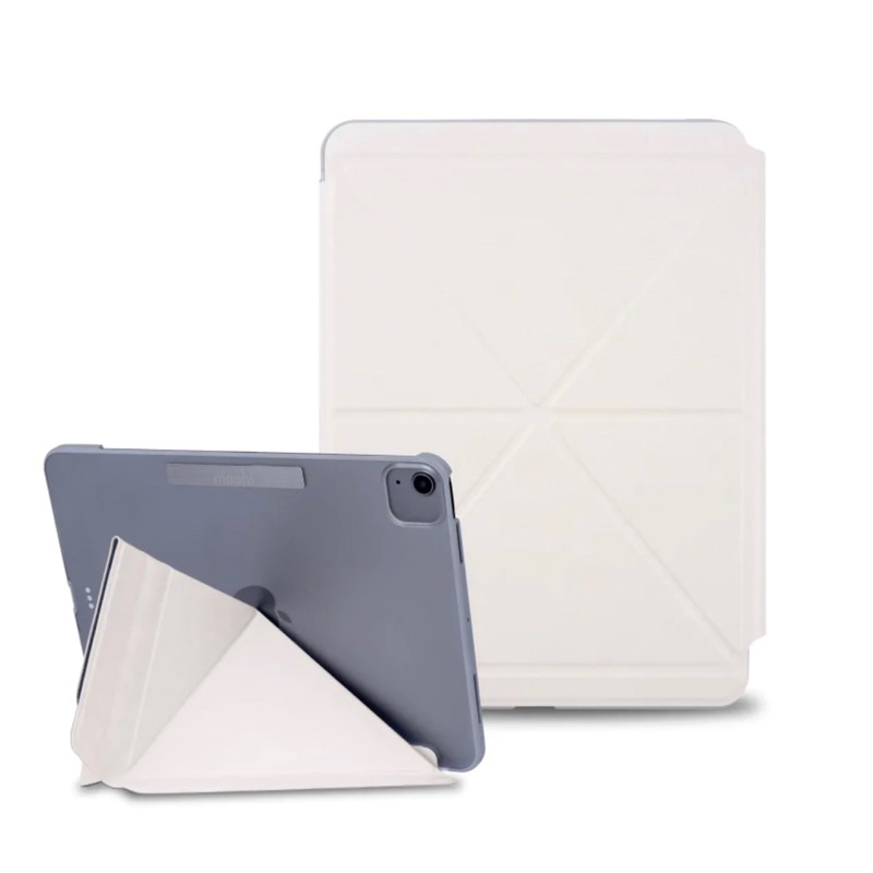 ［二手八成新］iPad Pro 粉色保護殼 Moshi VersaCover 2022(10.9 吋) 多角度前後保護套
