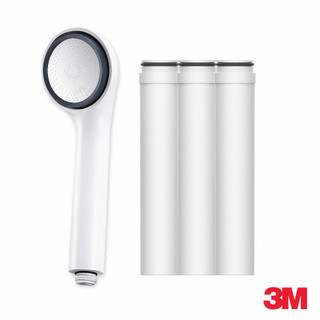 3M ShowerCare SF100除氯蓮蓬頭-1機4心超值組(日本食品級濾心)