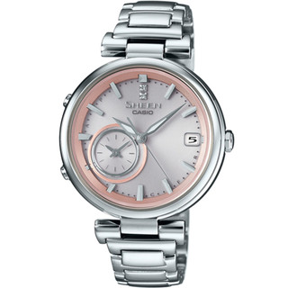 CASIO 卡西歐SHEEN TIME RING系列 優雅都會藍芽錶(SHB-100D-4A)銀
