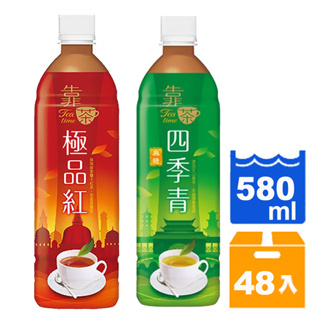 波蜜靠茶 極品紅茶 四季青茶 580ml(24入) 任選兩箱【康鄰超市】