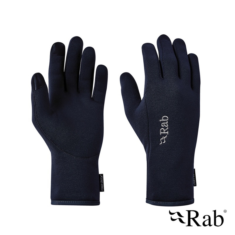 【RAB】Power Stretch Contact Glove Men 保暖刷毛觸控手套 男款 深墨藍