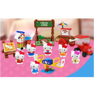 「BUY起來！」HelloKitty 凱蒂貓 積木 扭蛋 玩具 三麗歐 兒童 益智 蹺蹺板 馬 小火車 畫畫 商店