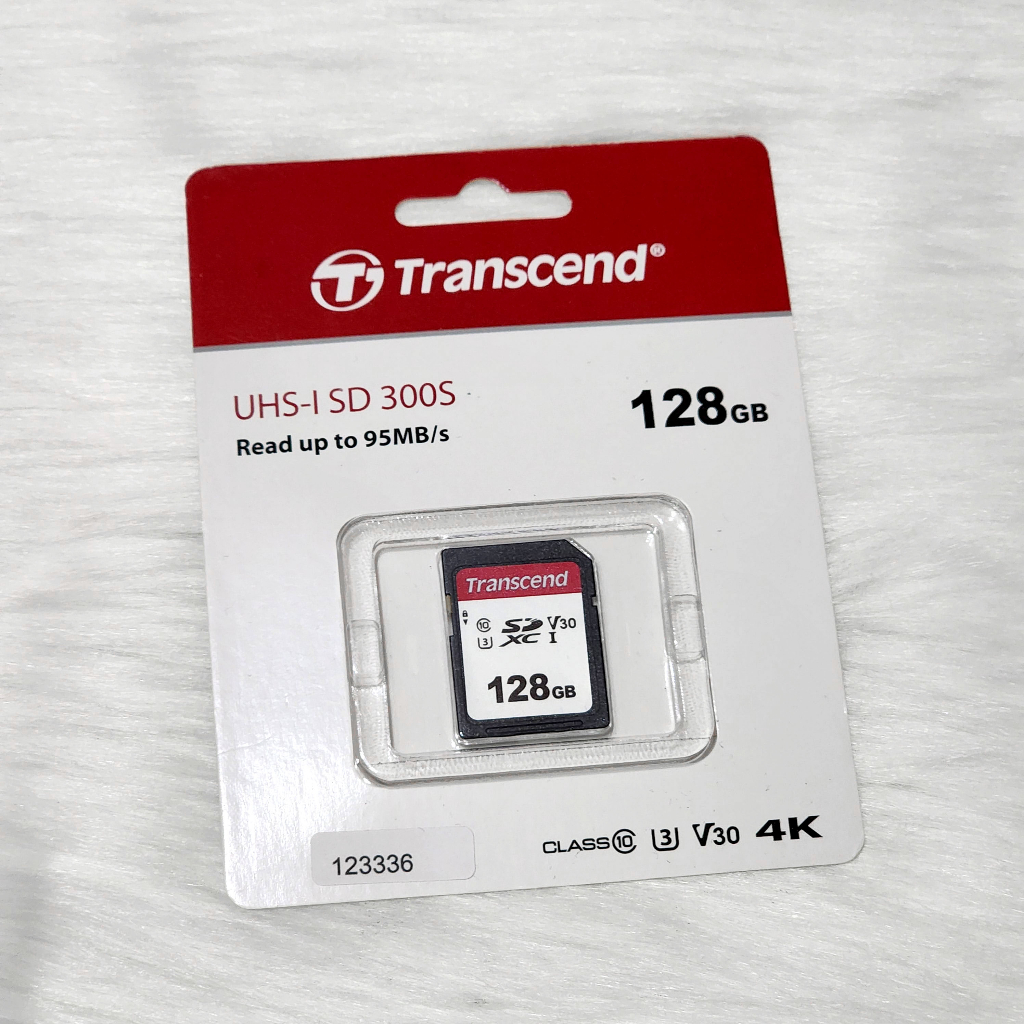 【全新】創見Transcend 128G UHS-I SD 300S 95MB/S C10 U3 V30相機記憶卡