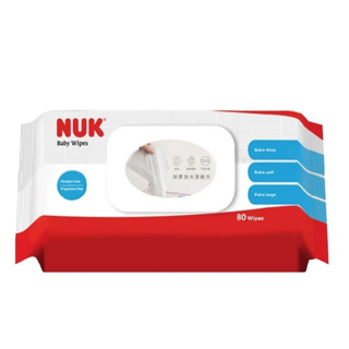 德國 NUK濕紙巾含蓋80抽X1包(2888600000815) 59元(超商最多7包)
