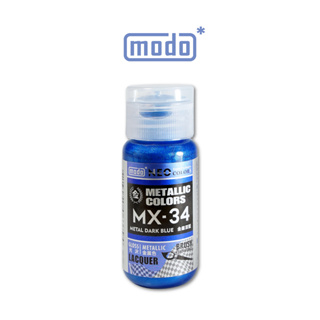 【modo摩多製造所】NEO炫彩金屬深藍 MX-34 MX34 金屬深藍/30ML/模型漆｜官方賣場