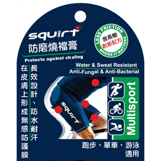 SQUIRT 防磨燒襠膏 20g 35g 100g 摩擦膏 燒檔膏 磨擦霜 摩擦霜 馬拉松 跑步 單車