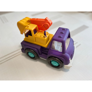 二手 美國Battat 挖土機 金勾臂怪手 b toys交通 WW系列 玩具 模型 小朋友 車
