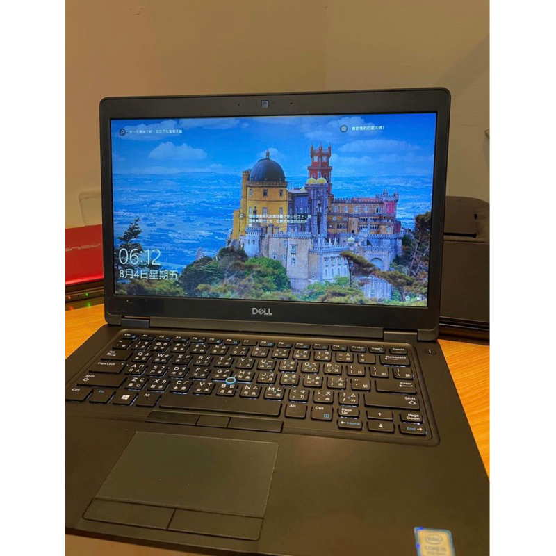 DELL 14吋筆電 i5-8代 8G RAM M.2 SSD 128G 蓄電正常 商務機