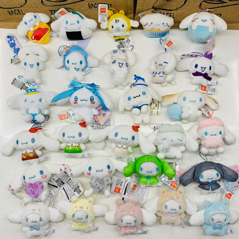 ❤Lika小舖❤大耳狗綜合 日本帶回 全新正版現貨 三麗鷗景品玩偶布偶娃娃吊飾 夏日水果三角飯糰趴姿兔子變裝炸蝦蛋包飯