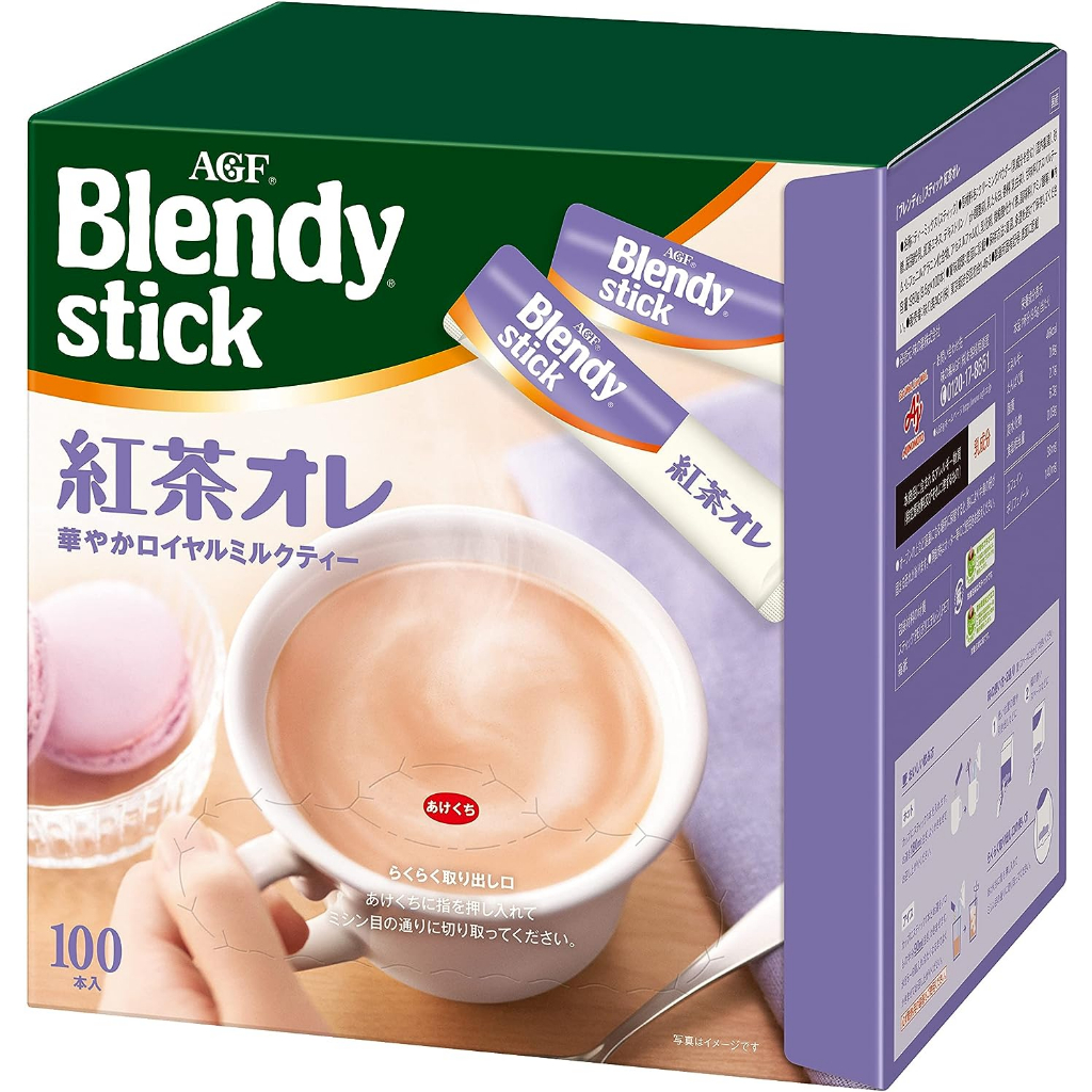 AGF Blendy Stick 紅茶牛奶 100包 日本製造 日本直送