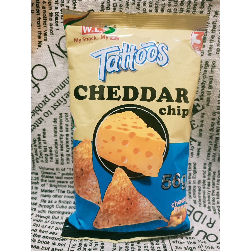 只有百貨☆ ✔️現貨 Tattoos 小兔子 起司餅乾 🧀 縮小版 多力多滋 乳酪 56 g 隨手包