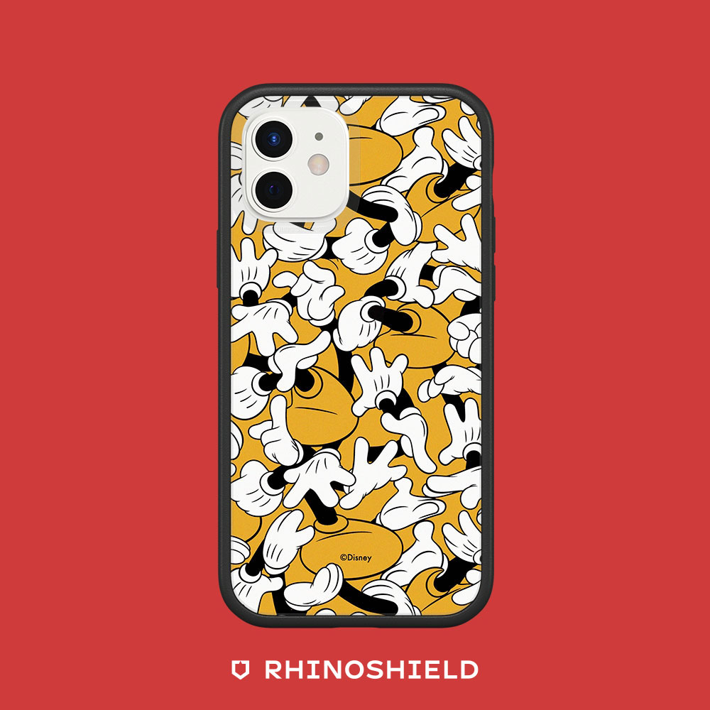 犀牛盾 適用於iPhone Mod NX邊框背蓋手機殼∣迪士尼-米奇系列/黑標款-米奇手腳