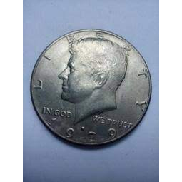 【全球硬幣】1979年50分 美國甘迺迪 大型流通幣 HALF DOLLAR 1/2元美金 美元