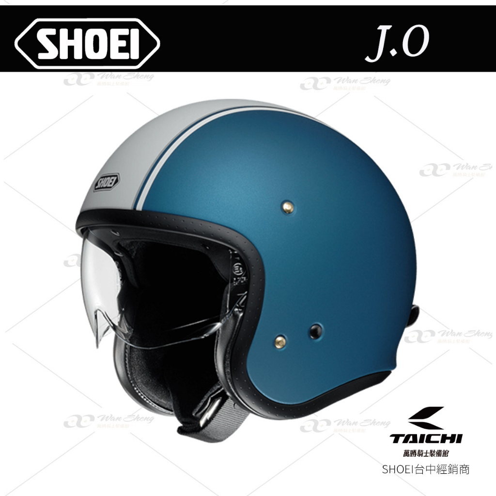 SHOEI JO J.O 3/4罩 安全帽 復古帽 彩繪 CARBURETTOR TC-2 -【萬勝騎士裝備】