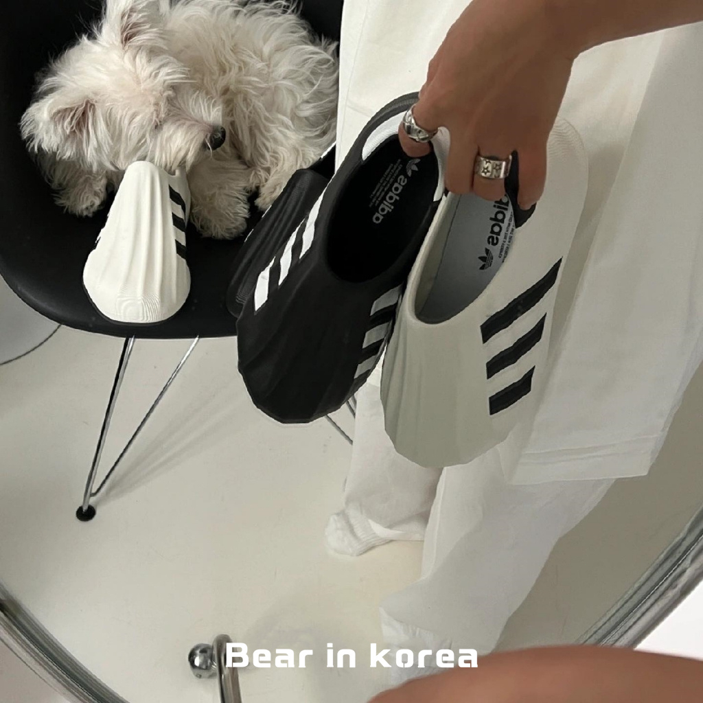 Adidas Adifom Superstar 白 黑 黑白 懶人鞋 膠鞋 HQ8750 HQ8752