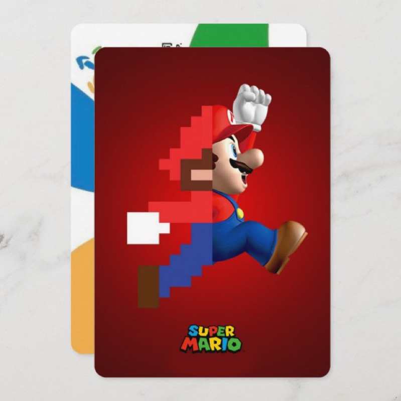 超級瑪利歐 悠遊卡E (實體悠遊卡、非貼紙)：路易 Super Mario 任天堂 Nintendo Yoshi