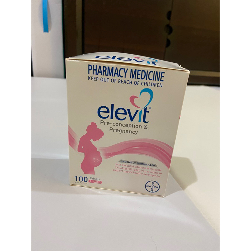 [全新現貨] Elevit 愛樂維 女性 備孕 懷孕 哺乳 女性綜合維生素 孕婦綜合維他命 100顆