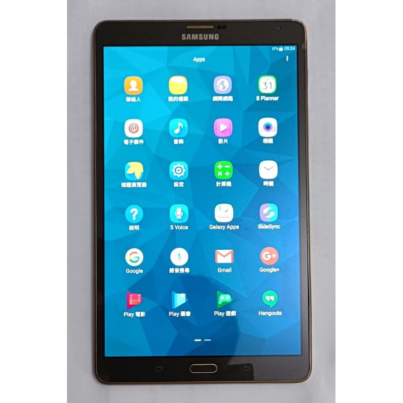 三星Samsung Galaxy Tab S 8.4 SM-T705 16G 8.4吋可通話平板（安卓6.0.1）
