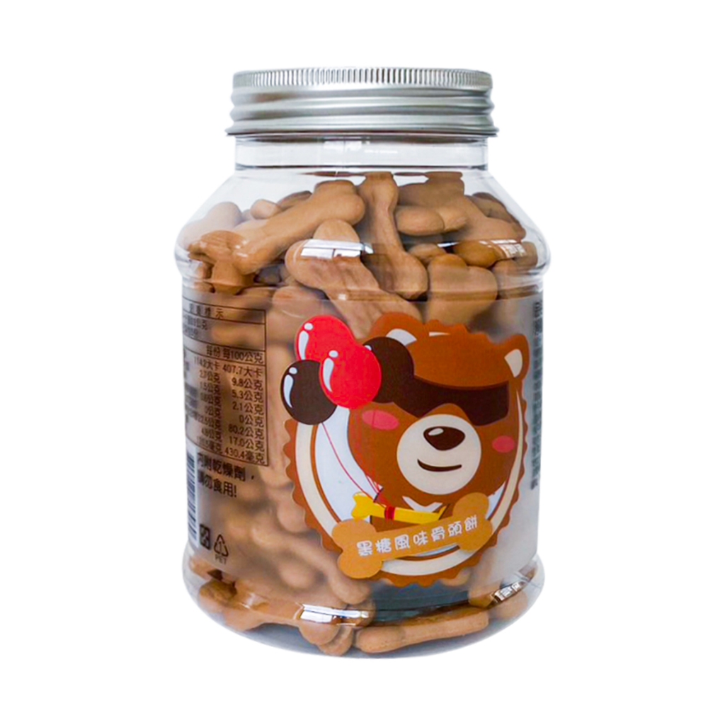 【開立發票｜訂單總額(不含運)未滿99元不出貨】Jamie 黑糖骨頭餅罐 140g