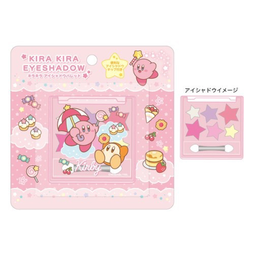[現貨]日本正版🇯🇵粧美堂 星之卡比 眼影盤 兒童 化妝品 水洗 女童 生日禮物 小禮物 Kirby