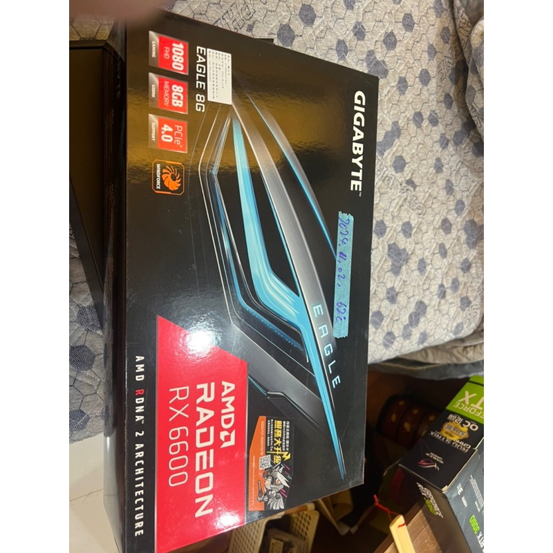 技嘉 RX 6600 EAGLE 8G 三風扇近全新