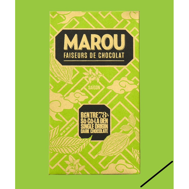 【預購】MAISON MAROU - 越南精品巧克力 - BEN TRE 78%