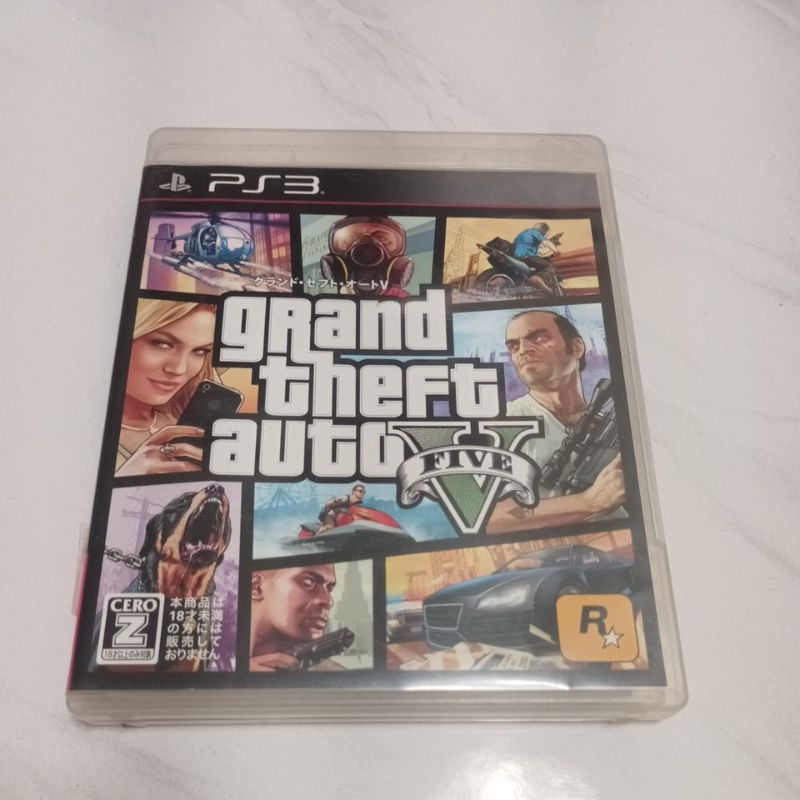 PS3 - 俠盜獵車手 5 Grand Theft Auto 5 4571304473334 無說明書