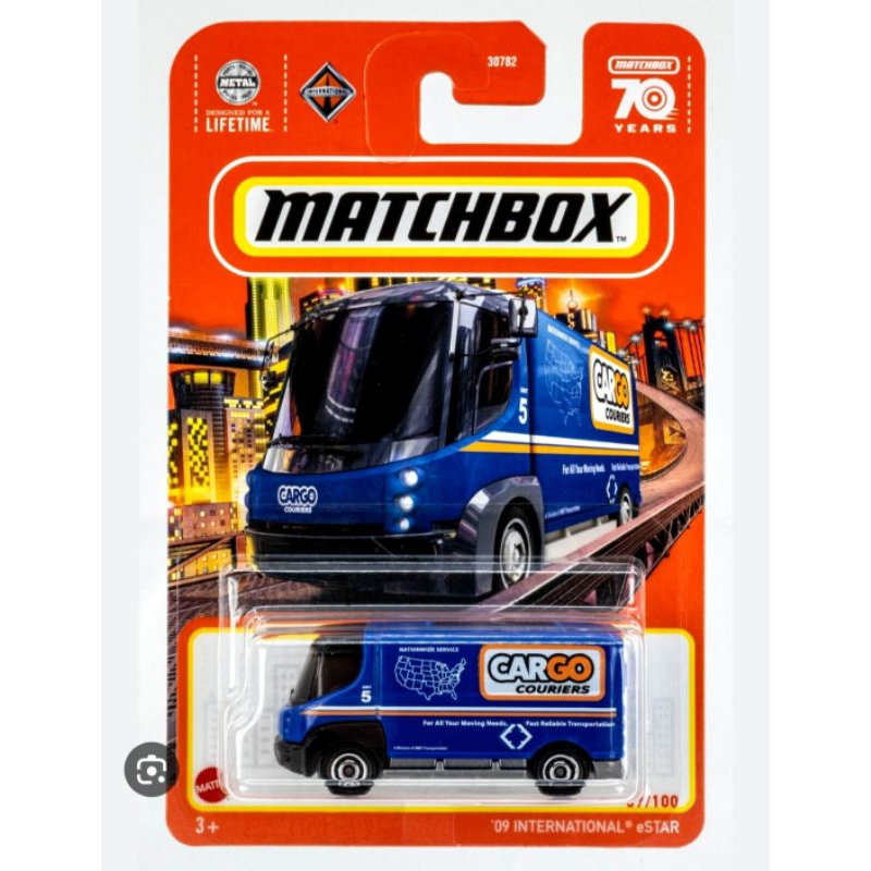 ^.^飛行屋(全新品)MATCHBOX 火柴盒小汽車 合金車//2009 INTERNATIONAL eSTAR電動貨車