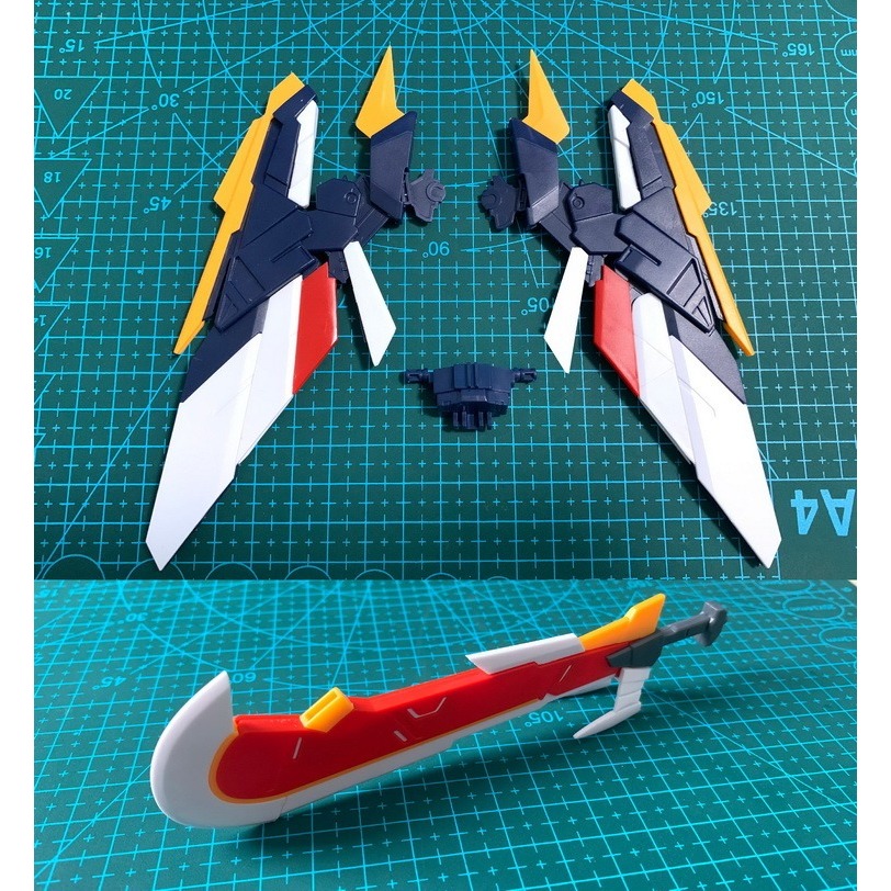【Max模型小站】MP模型 MG死神蝠翼裝翅膀改件 神龍獠牙大刀改件 配件包