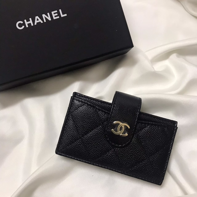 在台現貨🇮🇹30888 香奈兒 Chanel 新款6卡夾 / 風琴卡包