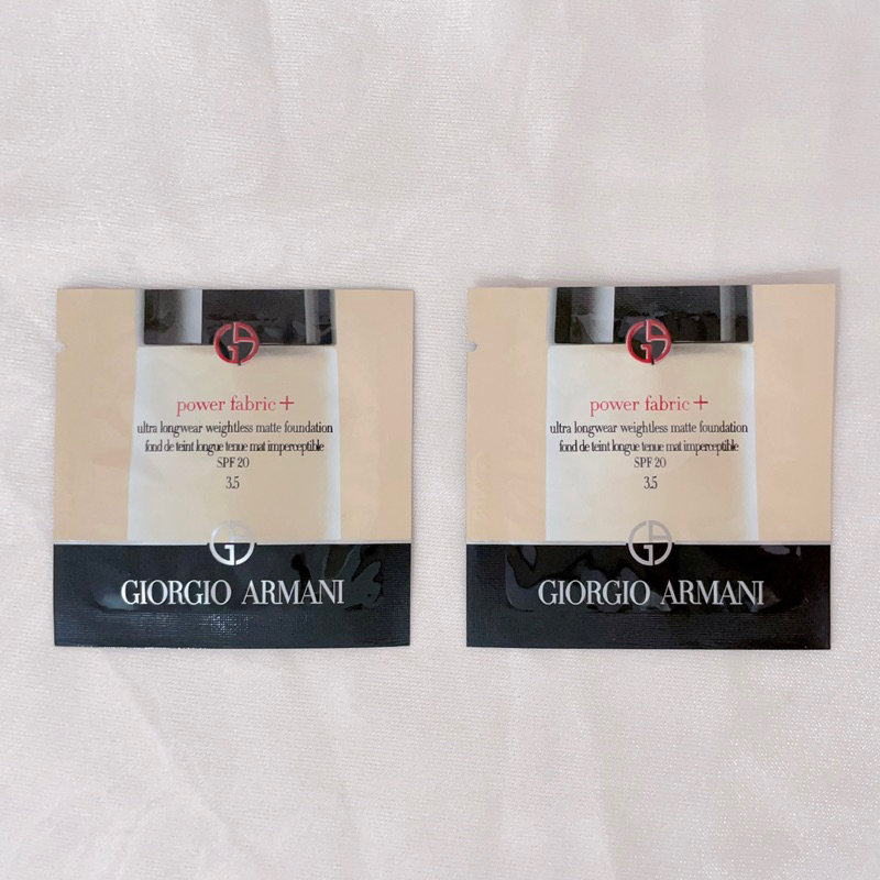 【全新】GIORGIO ARMANI｜亞曼尼｜超持妝絲絨水幕斯粉底#3.5｜粉底液｜試用包