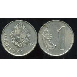 【全球郵幣】烏拉圭 Uruguay 1980 1peso AU