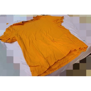 【二手衣】純橘色T恤 XL 很少穿所以拿來賣 giordano