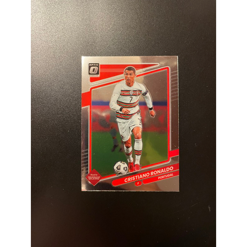 FIFA球員卡2021-22 cristiano Ronaldo donruss optic 金屬卡(非RC)