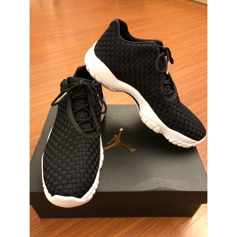 現貨Air jordan future low 全新低筒黑白配色 AJ11低筒黑白編織 US8.5