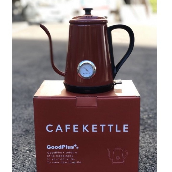 【原廠精品專賣】日本 GoodPlus+ 手沖快煮壺附溫度計 CAFEKETTLE 手沖壺 《台灣代理商公司貨》