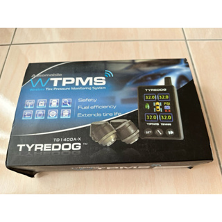 二手出清 TYREDOG公TPMS 胎外/台內式冷藍光螢幕 主機剛換新 無線 胎壓偵測器 TD-1400A-X