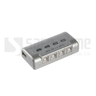 手/自動1對4USB切換器/分享器，4臺電腦輕鬆分享印表機/USB裝置 SDU104A